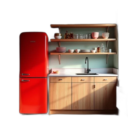 furniture, food, 3d render, photorealistic transparent PNG cut-out