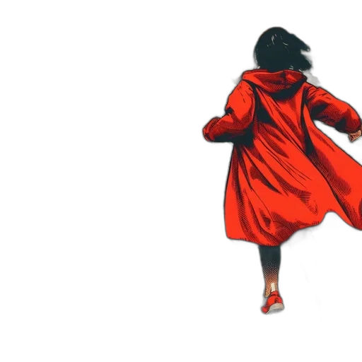 jacket, dress, mask, umbrella transparent PNG cut-out