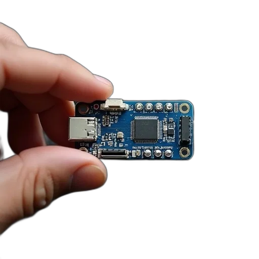 usb, board, held, one transparent PNG cut-out