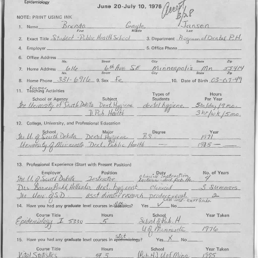 document, june, july, 1976 transparent PNG cut-out
