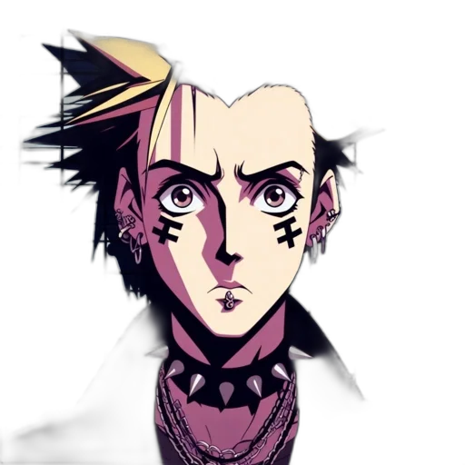 face, mask, creature, comic book art transparent PNG cut-out