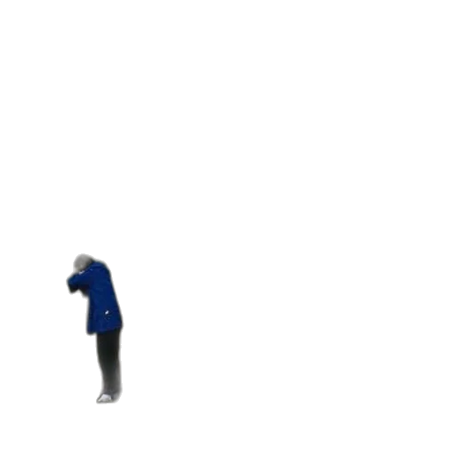 jacket, umbrella, staff, robot transparent PNG cut-out