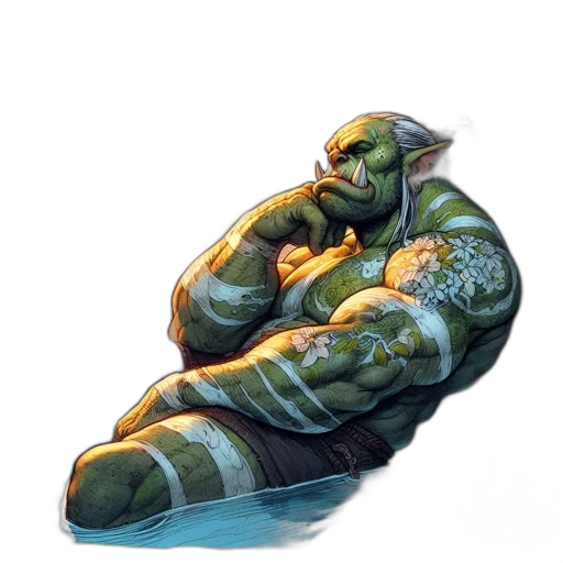 creature, concept art, comic book art, fantasy art transparent PNG cut-out
