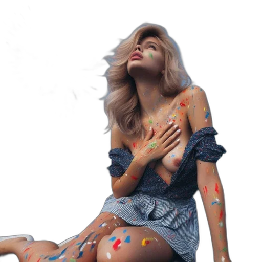 dress, concept art, photorealistic, 3d render transparent PNG cut-out