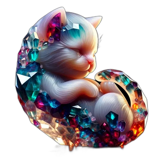 jewelry, fantasy art, vaporwave, 3d render transparent PNG cut-out