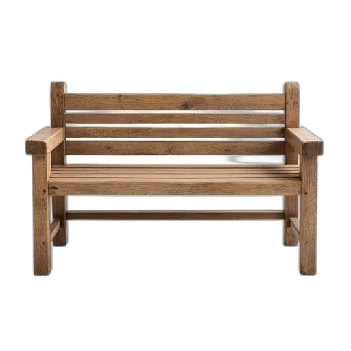 furniture, rustic, wooden, bench transparent PNG cut-out