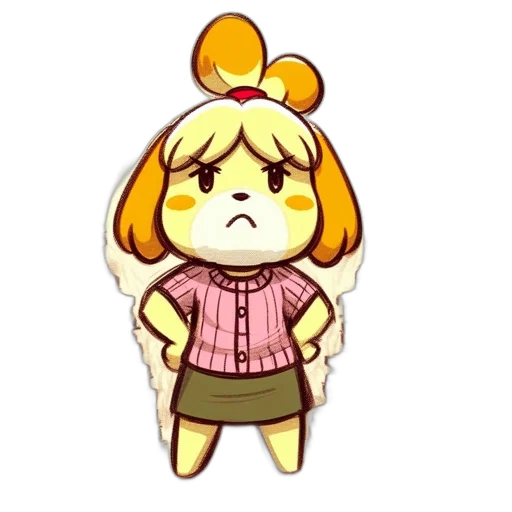 staff, creature, animal, dress transparent PNG cut-out