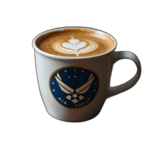 cup, coffee, logo, air transparent PNG cut-out