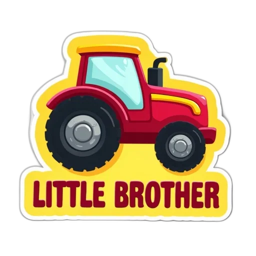 sticker, featuring, red, yellow transparent PNG cut-out