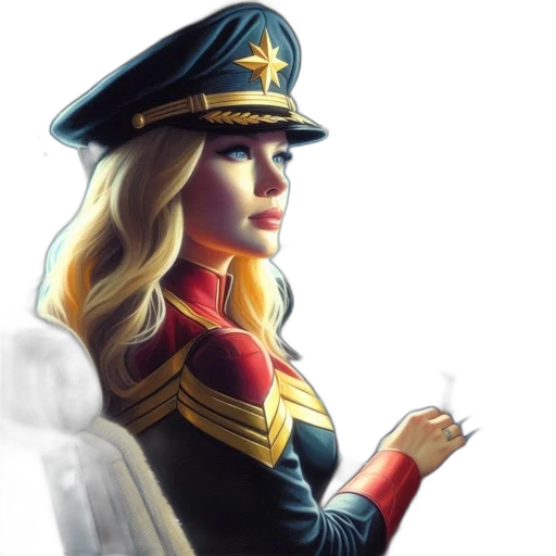 staff, crown, hat, jacket transparent PNG cut-out