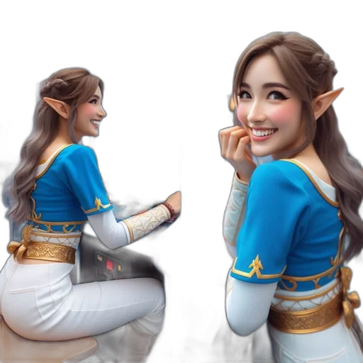 staff, concept art, fantasy art, 3d render transparent PNG cut-out