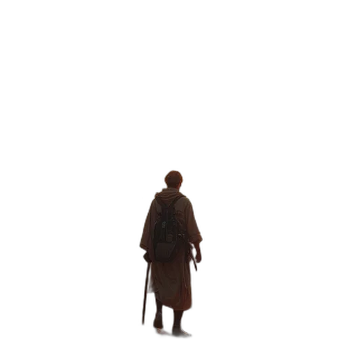 staff, umbrella, jacket, sword transparent PNG cut-out