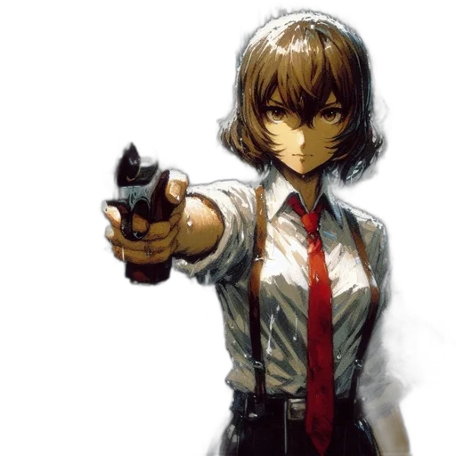 weapon, jacket, staff, concept art transparent PNG cut-out