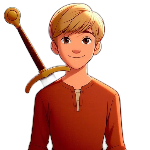 staff, sword, face, cartoon transparent PNG cut-out