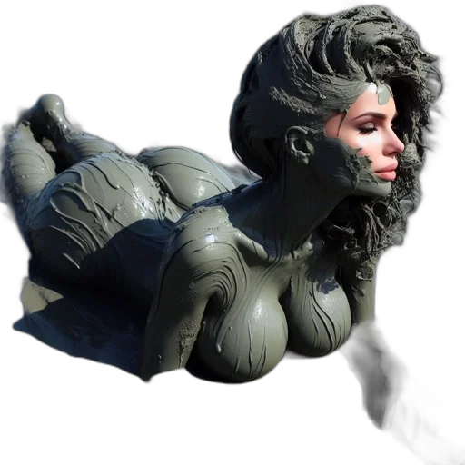 mask, creature, hair, face transparent PNG cut-out