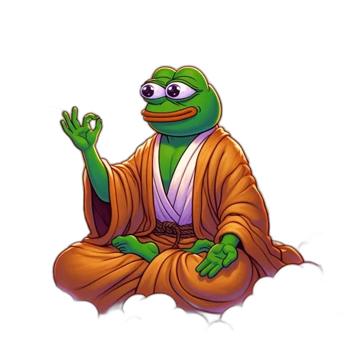 staff, animated, frog, figure transparent PNG cut-out