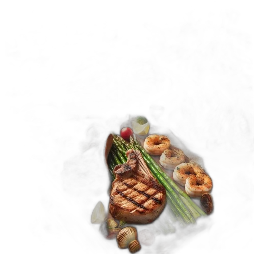 food, photorealistic, 3d render, concept art transparent PNG cut-out