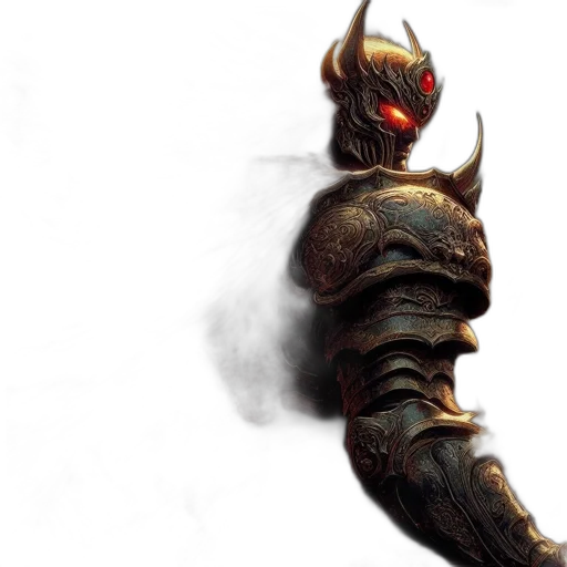 dragon, sword, mask, weapon transparent PNG cut-out