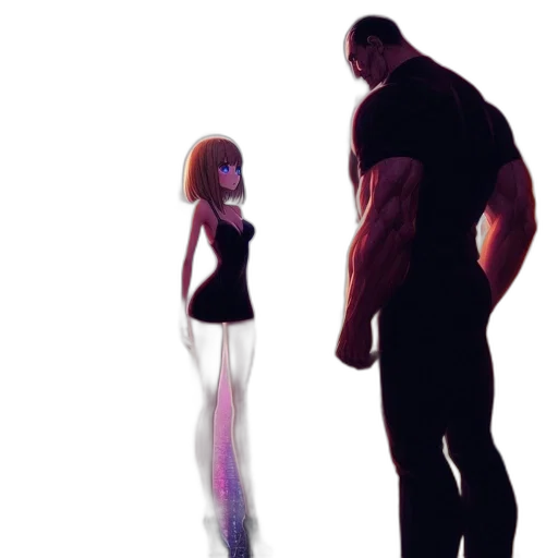 dress, concept art, comic book art, 3d render transparent PNG cut-out