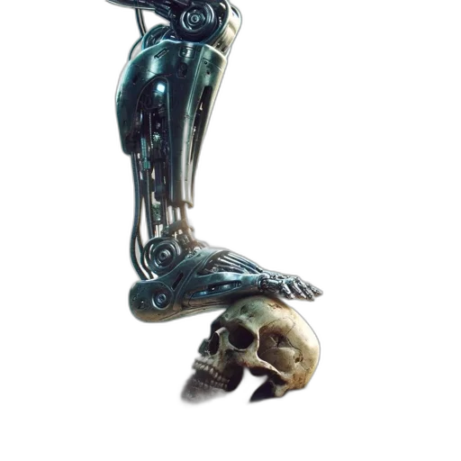 jewelry, robot, weapon, staff transparent PNG cut-out
