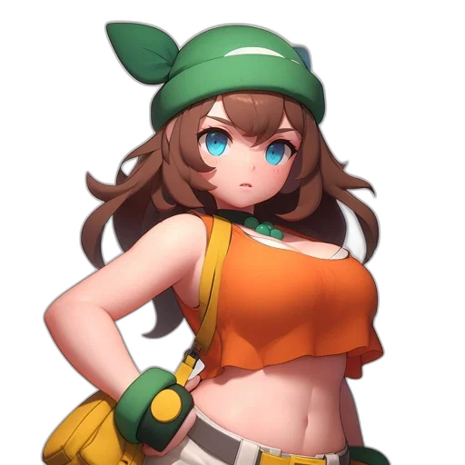 hat, staff, weapon, dress transparent PNG cut-out