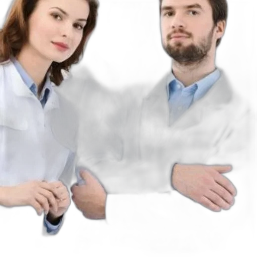 staff, dress, photorealistic, oil painting transparent PNG cut-out