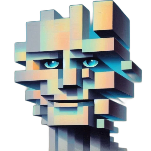 robot, face, mask, creature transparent PNG cut-out