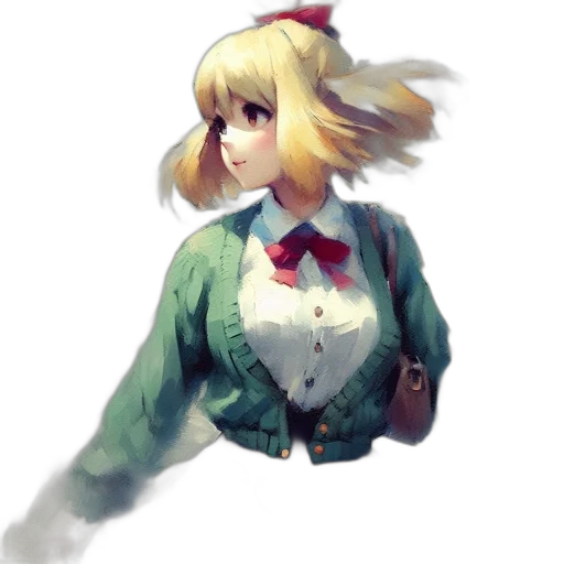 staff, jacket, dress, creature transparent PNG cut-out