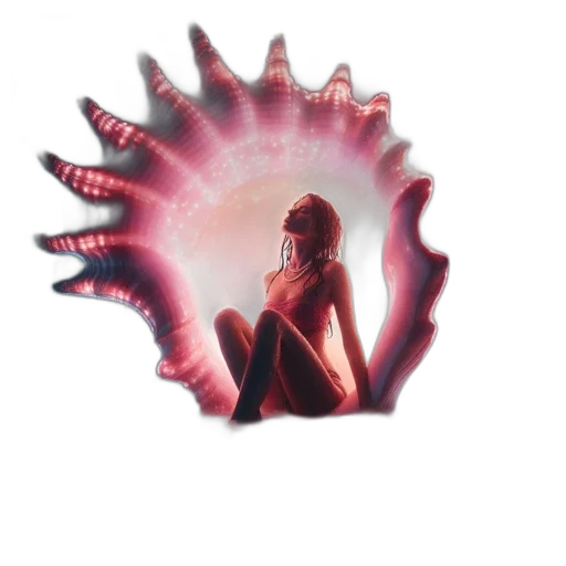creature, crown, mask, hair transparent PNG cut-out