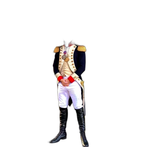 jacket, staff, weapon, mask transparent PNG cut-out