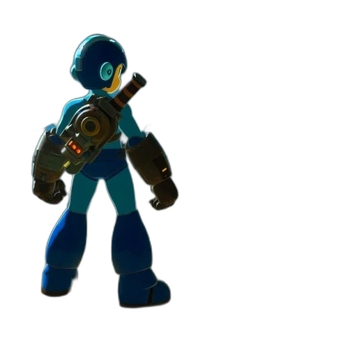 robot, weapon, staff, sword transparent PNG cut-out
