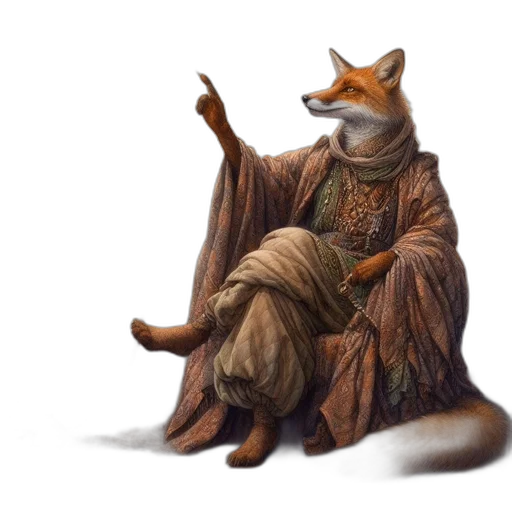 animal, creature, staff, jacket transparent PNG cut-out