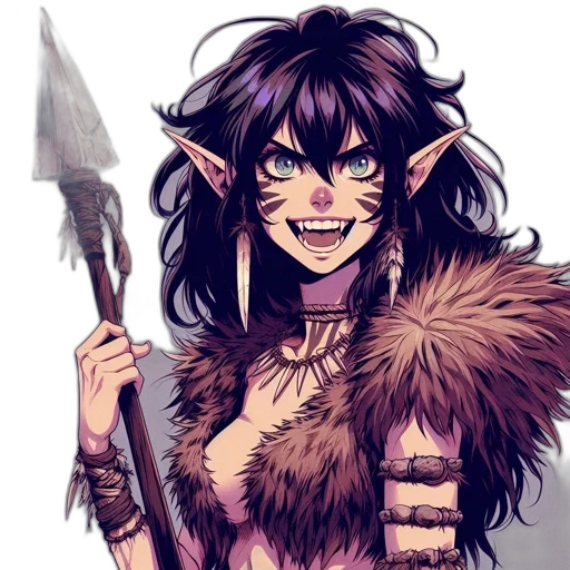fantasy art, concept art, comic book art, watercolor transparent PNG cut-out