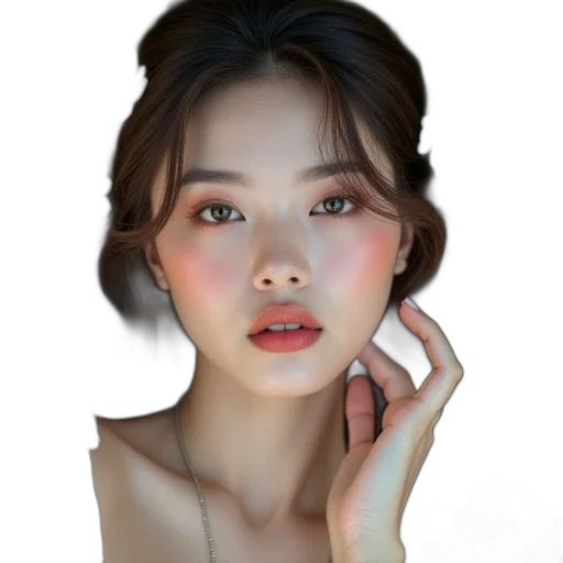 face, jewelry, dress, mask transparent PNG cut-out