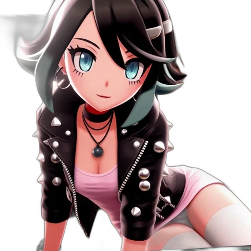 jacket, robot, staff, weapon transparent PNG cut-out