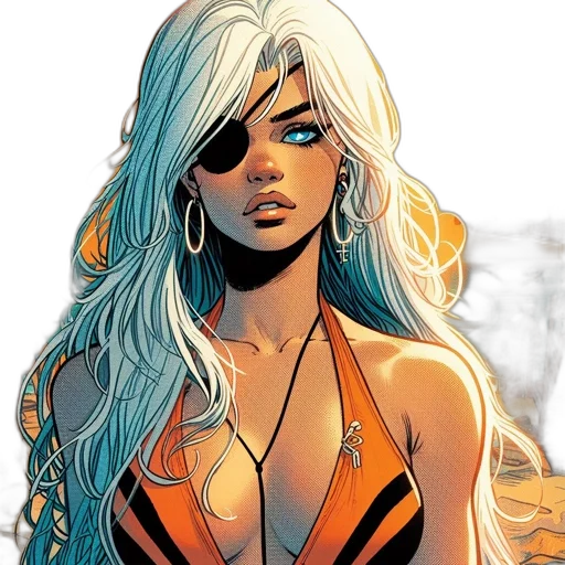 comic book art, concept art, fantasy art, cartoon transparent PNG cut-out