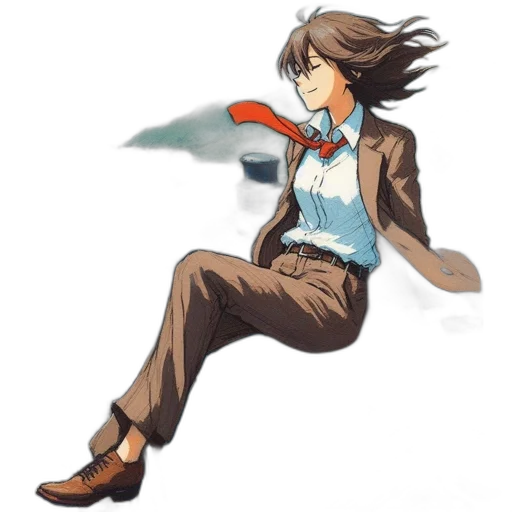 staff, jacket, sword, umbrella transparent PNG cut-out