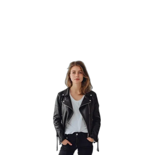 jacket, dress, staff, shoes transparent PNG cut-out