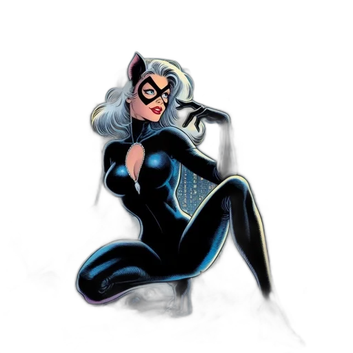comic book art, concept art, cartoon, 3d render transparent PNG cut-out