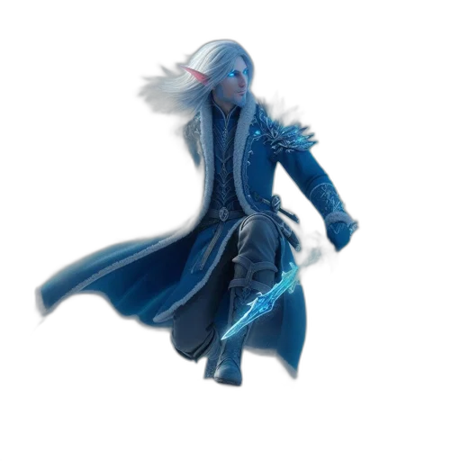 dragon, staff, jacket, creature transparent PNG cut-out