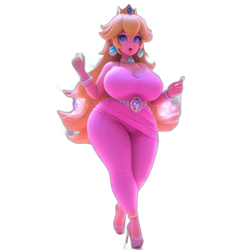 dress, crown, 3d render, concept art transparent PNG cut-out