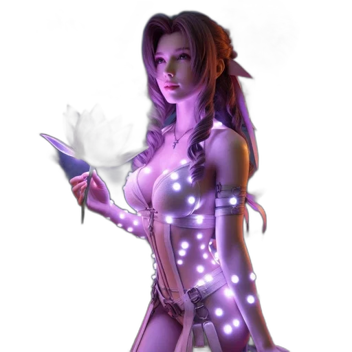 dress, staff, fantasy art, concept art transparent PNG cut-out