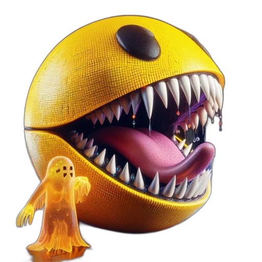 creature, mask, animal, 3d render transparent PNG cut-out