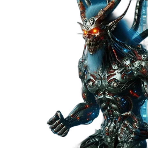 robot, creature, dragon, concept art transparent PNG cut-out