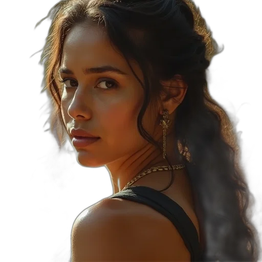 jewelry, face, crown, hair transparent PNG cut-out