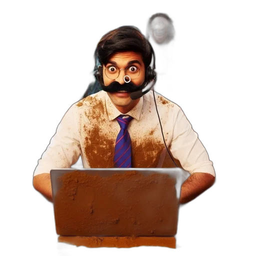 staff, face, mask, cartoon transparent PNG cut-out