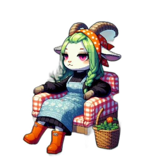 staff, hat, food, furniture transparent PNG cut-out