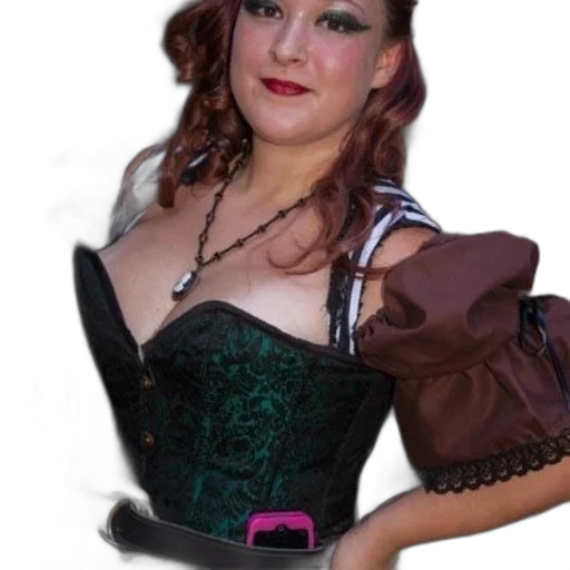 dress, staff, jewelry, hat transparent PNG cut-out