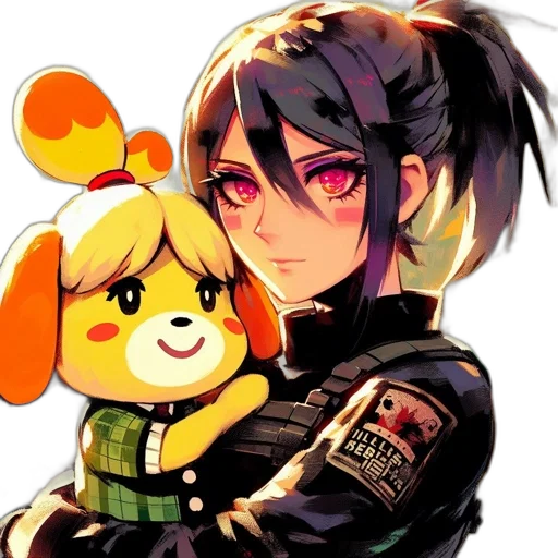 animal, weapon, staff, jacket transparent PNG cut-out