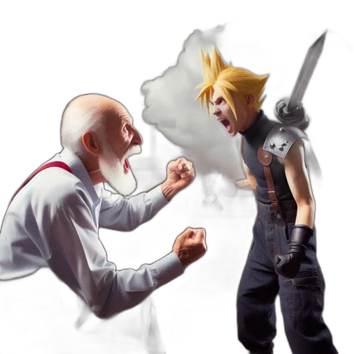 concept art, fantasy art, comic book art, 3d render transparent PNG cut-out